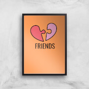 Friends Art Print - A4 - No Hanger Friends Art Print - A4 - No Hanger