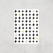 Crosses Art Print - A4 - No Hanger Crosses Art Print - A4 - No Hanger