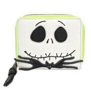 Image of Loungefly Disney The Nightmare Before Christmas Faux Leather Bifold Zip Around Purse