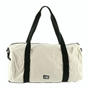 Image of Loungefly Disney Mickey Mouse Taupe Embroidered Duffle Bag