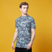 Batman Camo Neck Ribbed T-Shirt - Khaki - XS