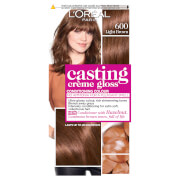 L'Oréal Paris Casting Crème Gloss Semi-Permanent Hair Dye (Various Shades) - 600 Light Brown