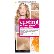 L'Oréal Paris Casting Crème Gloss Semi-Permanent Hair Dye (Various Shades) - 801 Satin Blonde