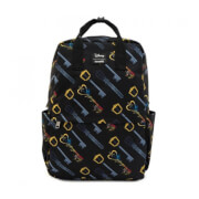 Image of Loungefly Disney Kingdom Hearts Keys Aop Square Nylon Backpack