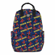 Image of Loungefly Marvel Spider-Man Aop Square Nylon Backpack