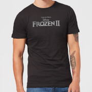 Frozen 2 Title Silver Men's T-Shirt - Black - XS - Noir