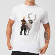 Frozen 2 Sven And Kristoff Men's T-Shirt - White - XS - Blanc