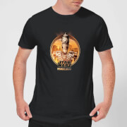 Star Wars Herren The Mandalorian IG 11 Framed  T-Shirt | Black | XS | Schwarz