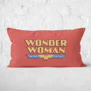 DC Cushions Retro Wonder Woman DC 30x50cm Rectangle Cushion Rectangular Cushion - 30x50cm - Eco Friendly | 30x50cm