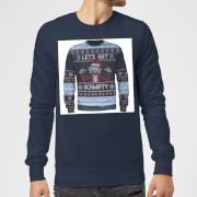 Image of Get Schwifty True Knit Sweatshirt - Navy - 3XL - Navy