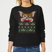 Image of Gremlins Ugly Knit Women's Christmas Sweater - Black - XS - Black
