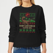 Jurassic Park Clever Girl Women's Christmas Sweatshirt - Black - XS - Noir