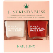 nails inc. Just Kinda Bliss Nail Polish 14ml Duo