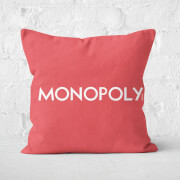Monopoly Pattern Square Cushion - 40x40cm - Eco Friendly | 40x40cm