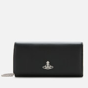 Vivienne Westwood Women's Windsor Long Wallet with Chain - Black female Calf Leather