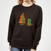 Image of Tobias Fonseca Xmas Miracle Women's Sweatshirt - Black - 5XL - Black