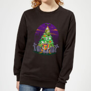 Image of Tobias Fonseca Halloween Is My Xmas Women's Sweatshirt - Black - 5XL - Black