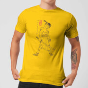 Samurai Jack Vintage Kanji Men's T-Shirt - Yellow - XS - Citron