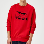Image of Samurai Jack Stylised Logo Sweatshirt - Red - S - Red