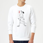 Image of Samurai Jack Kanji Sweatshirt - White - S - White