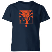 Image of Samurai Jack Aku Kanji Kids' T-Shirt - Navy - 3-4 Years - Navy