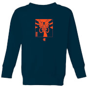 Image of Samurai Jack Aku Kanji Kids' Sweatshirt - Navy - 9-10 Years - Navy