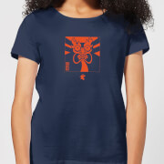 Image of Samurai Jack Aku Kanji Women's T-Shirt - Navy - S - Navy