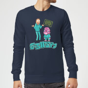 Image of Rick and Morty Do Not Develop My App Sweatshirt - Navy - S - Navy