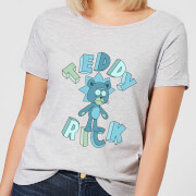 Image of Rick and Morty Teddy Rick Women's T-Shirt - Grey - S - Grey