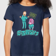Image of Rick and Morty Do Not Develop My App Women's T-Shirt - Navy - S - Navy
