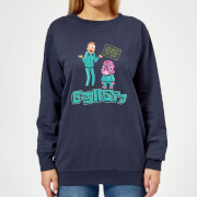 Image of Rick and Morty Do Not Develop My App Women's Sweatshirt - Navy - XS - Navy