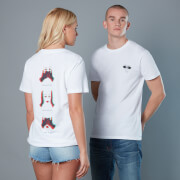 Image of Black Mask Unisex Birds of Prey T-Shirt - White - S - White