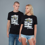 Image of Harley Quinn Block Panel Unisex Birds of Prey T-Shirt - Black - S - Black