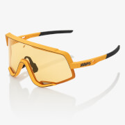 100% Glendale Sunglasses - Soft Tact Mustard/Yellow Lens