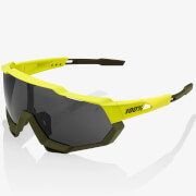 100% Speedtrap Sunglasses with Black Mirror Lens