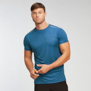 Image of MP Men's Training Grid T-Shirt - Pilot Blue - XXL