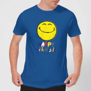 Image of Happy With Myself Men's T-Shirt - Royal Blue - S - royal blue