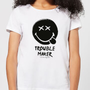 Image of Trouble Maker Women's T-Shirt - White - S - White