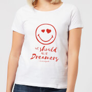 Image of We Should All Be Dreamers Women's T-Shirt - White - S - White