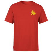 Image of Banjo Kazooie Jiggy Embroidered T-Shirt - Red - S - Red