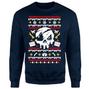 Image of Sea of Thieves Christmas Sweater - Navy - S - Navy