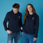 Image of Sega Retro Sonic Unisex Hoodie - Navy - S - Navy