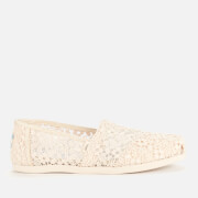 Image of TOMS Women's Floral Lace Alpargata Espadrilles - Natural - UK