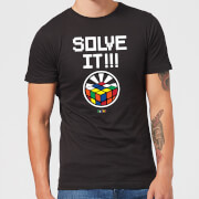 Image of Solve It!!! Cube Glow Men's T-Shirt - Black - S - Black
