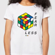 Image of Fear Less Rubik's Cube Women's T-Shirt - White - S - White