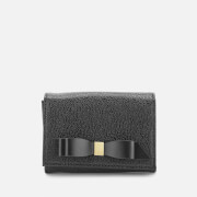Ted Baker Women's Leonyy Bow Flap Mini Purse - Black female Bovine Leather