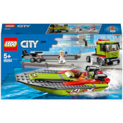 LEGO® City: Le transport du bateau de course (60254)