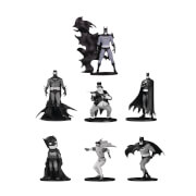 Image of DC Collectibles Batman Black & White Mini PVC Figure 7 Pack Set 4
