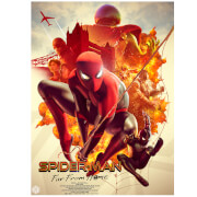 Image of Marvel Spider-Man: Far From Home Lithograph Print by Carlos Dattoli