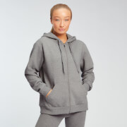Sweat à capuche zippé MP Essentials pour femmes – Gris chiné - XS